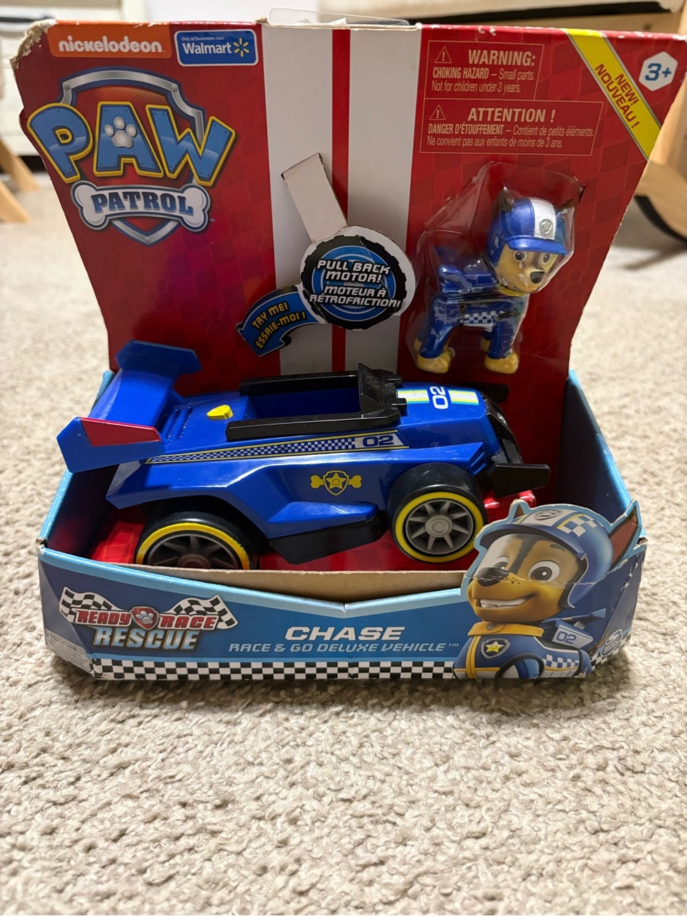 Paw Patrol Chase Race Car. New!